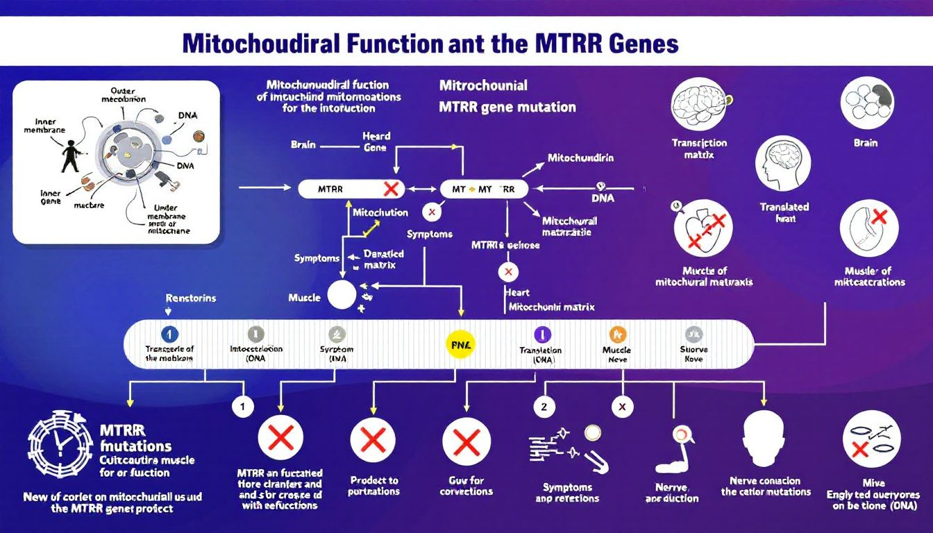 Mitochondrial function and its relation to MTRR gene activity.