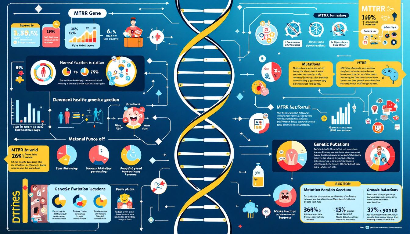 Visual representation of metabolic processes related to MTRR.