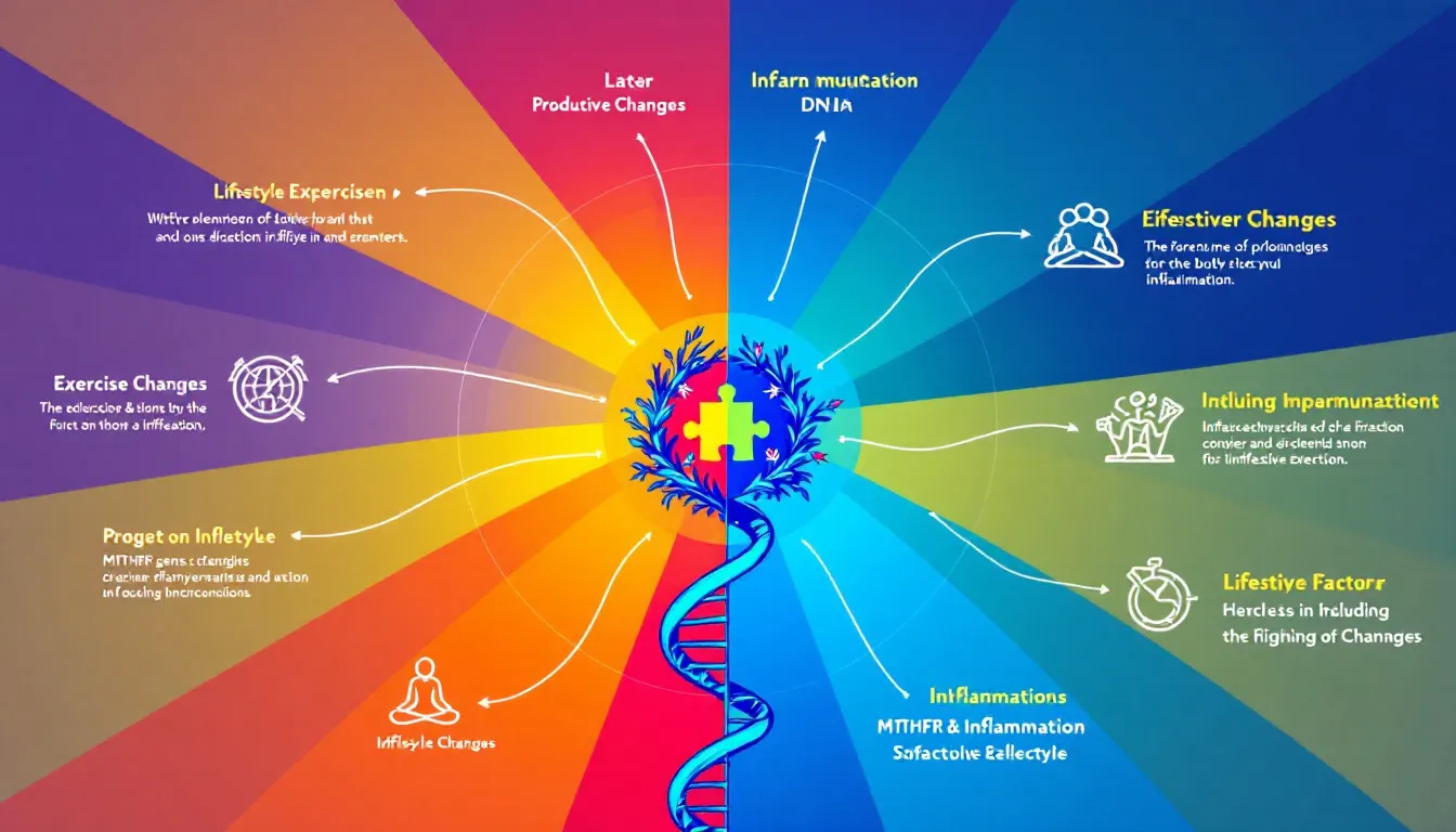 Lifestyle changes to reduce inflammation, including exercise and stress management.